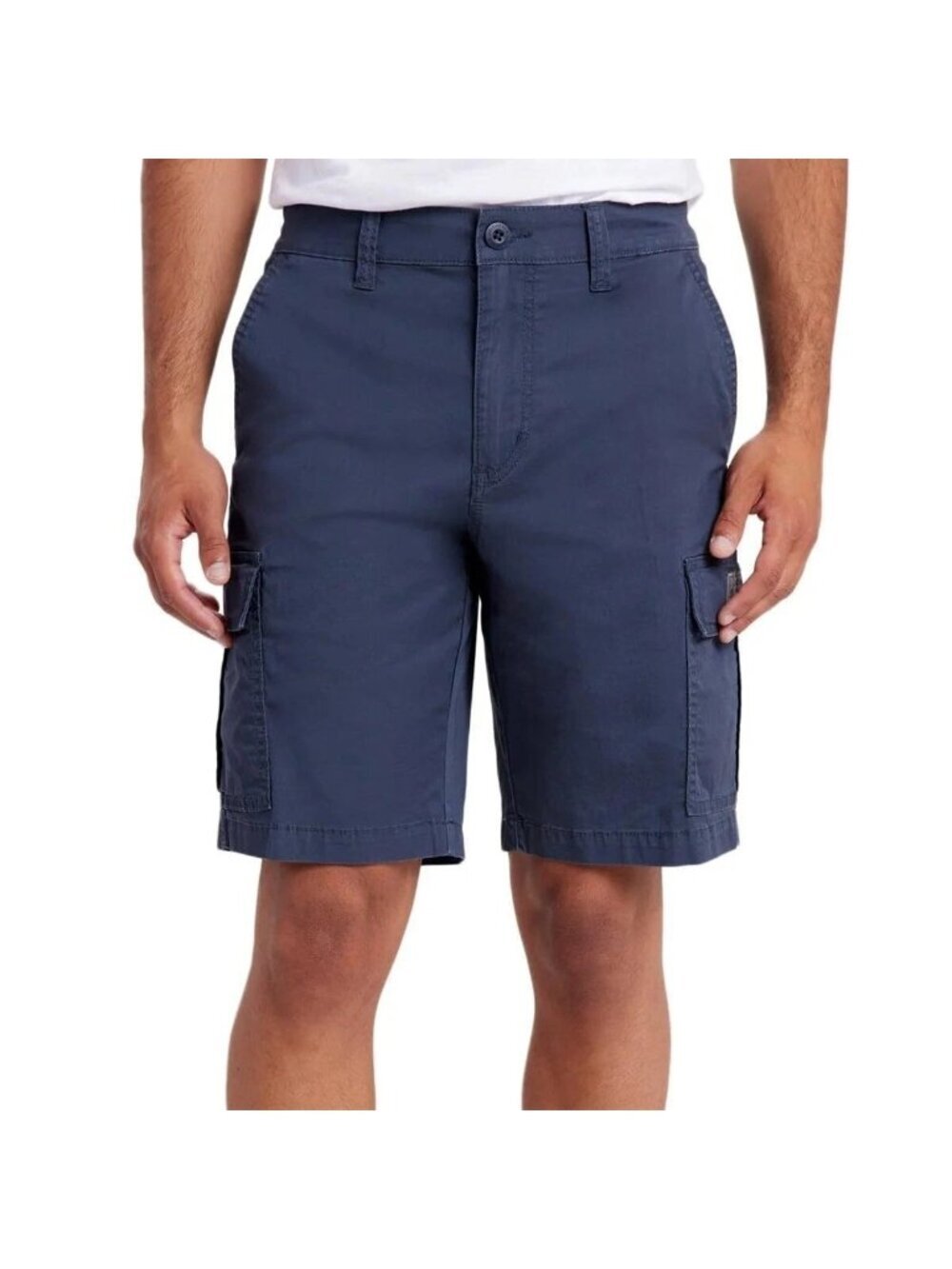 NWT Unionbay Men's 32x10 Blue Cargo Shorts Cotton Spandex Blend